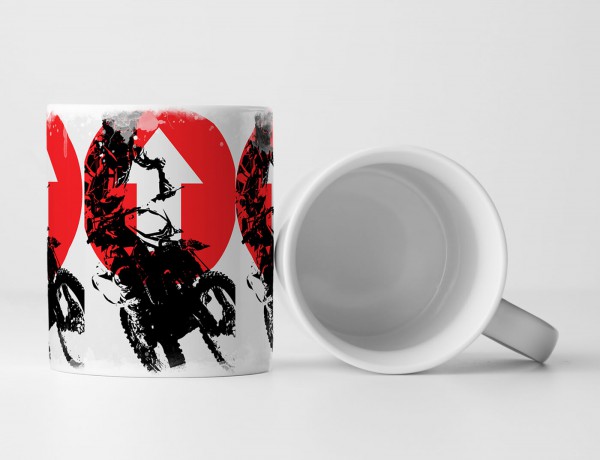 Paul Sinus Art EAU ZONE Motiv Spruch Tasse Geschenk