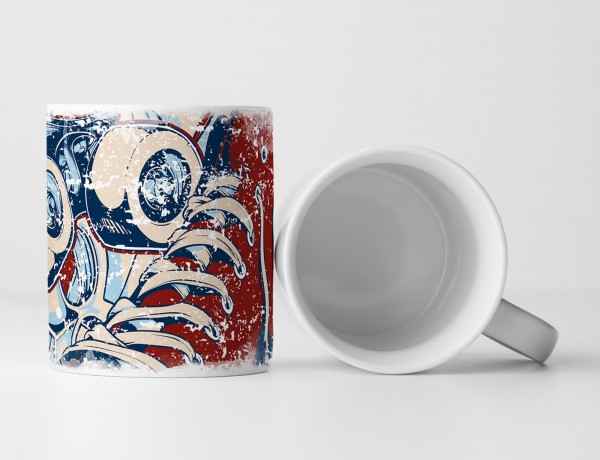 Paul Sinus Art EAU ZONE Motiv Spruch Tasse Geschenk