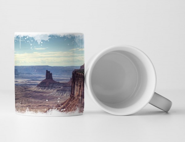 Paul Sinus Art Tasse Geschenk Landschaftsfotografie – Felsen im Canyonlands Nationalpark Utah USA