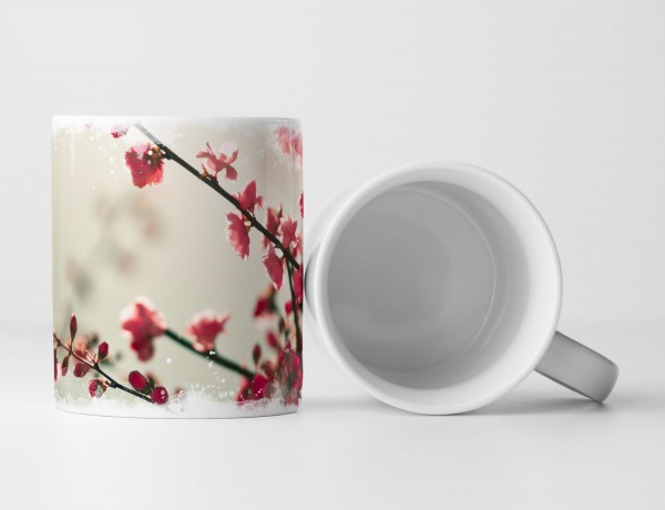 Paul Sinus Art Tasse Geschenk Naturfotografie – Kirschbaum im Sonnenlicht