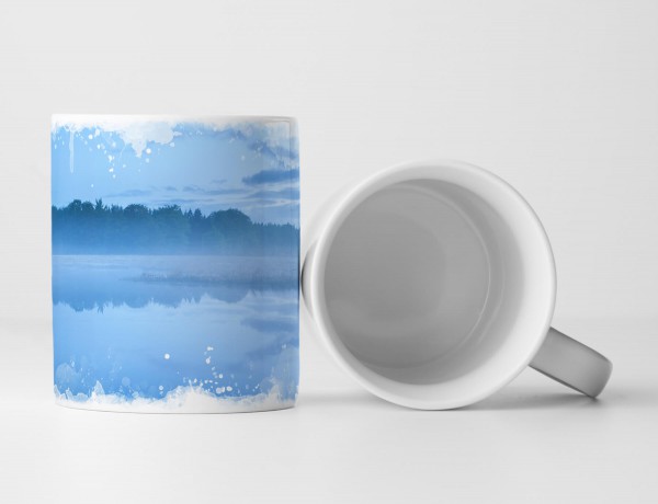 Paul Sinus Art Tasse Geschenk Naturfotografie – Ruhiger See