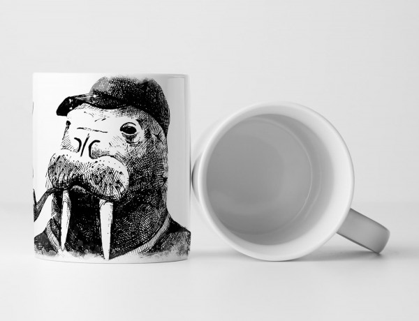 Paul Sinus Art EAU ZONE Motiv Spruch Tasse Geschenk