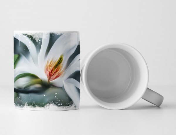 Paul Sinus Art Tasse Geschenk Naturfotografie – Weiße Magnolie