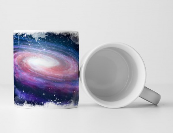 Paul Sinus Art Tasse Geschenk Illustration – Spiralförmige Galaxie