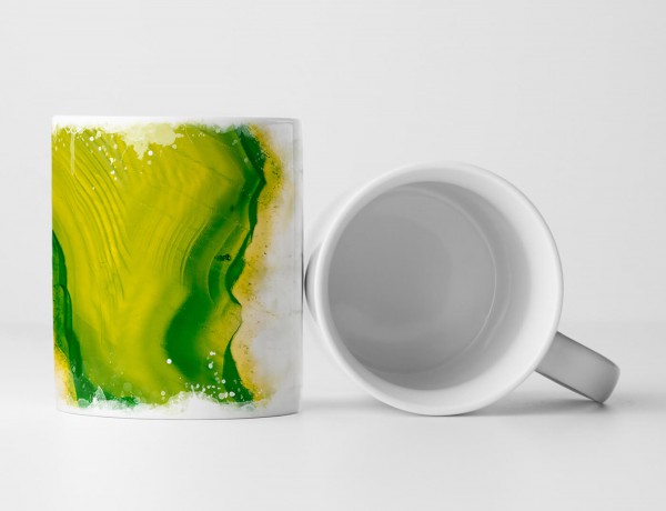 Paul Sinus Art Tasse Geschenk Künstlerische Fotografie – Grüne Geode im Detail