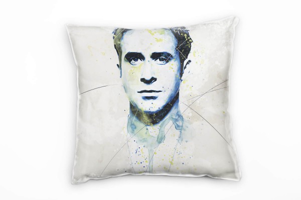 Paul Sinus Art Ryan Gosling Deko Kissen Bezug 40x40cm für Couch Sofa Lounge Zierkissen