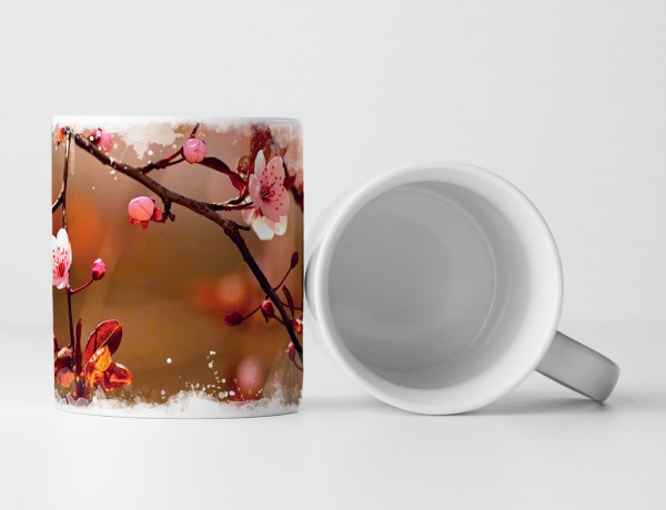 Paul Sinus Art Tasse Geschenk Naturfotografie – Zauberhafte Kirschblüten