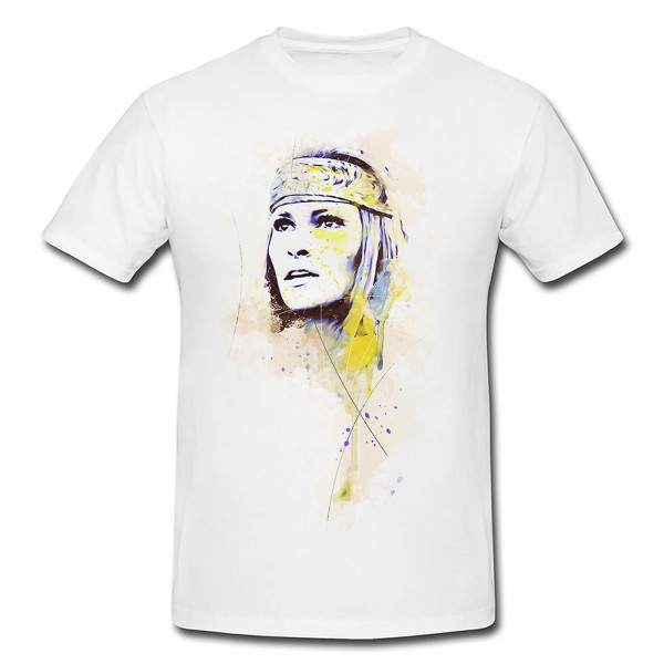 Paul Sinus Art Claudia Quezada Premium Motiv aus Paul Sinus Aquarell - Herren und Damen Shirt weiss