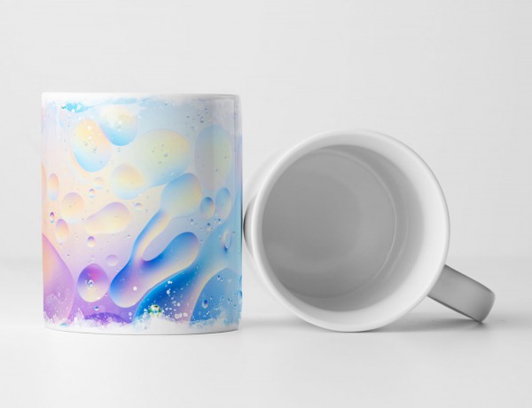 Paul Sinus Art Tasse Geschenk Künstlerische Fotografie – Bunte Öltropfen