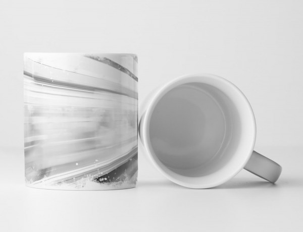 Paul Sinus Art Tasse Geschenk Urbane Fotografie – Einfahrende U-Bahn