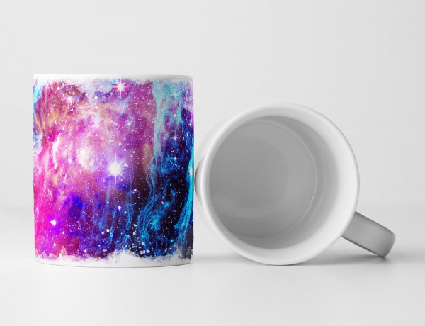 Paul Sinus Art Tasse Geschenk Abstrakte Space Fotocollage