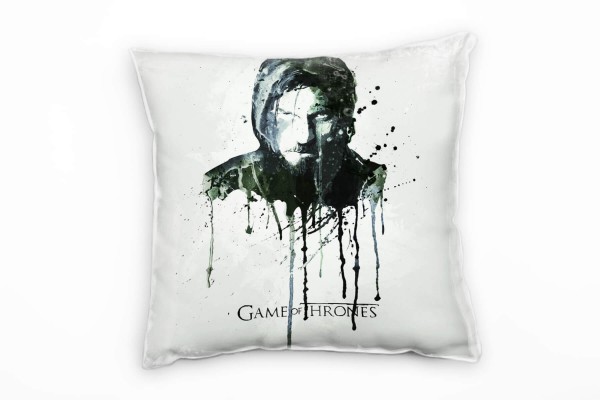 Paul Sinus Art Jaime Lennister Game of Thrones Deko Kissen Bezug 40x40cm für Couch Sofa Lounge Zierkissen