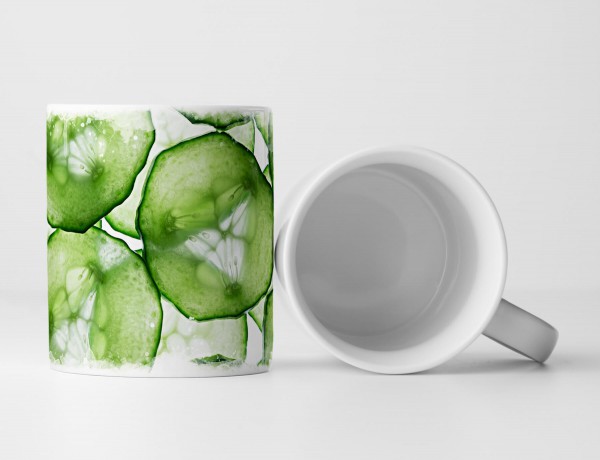 Paul Sinus Art Tasse Geschenk Food-Fotografie – Gurkenscheiben