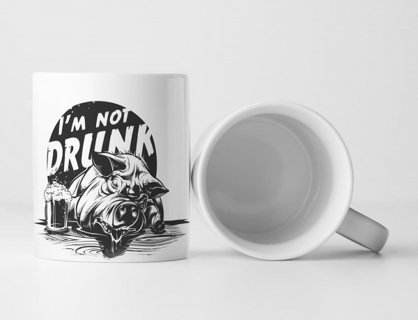 Paul Sinus Art EAU ZONE Motiv Spruch Tasse Geschenk