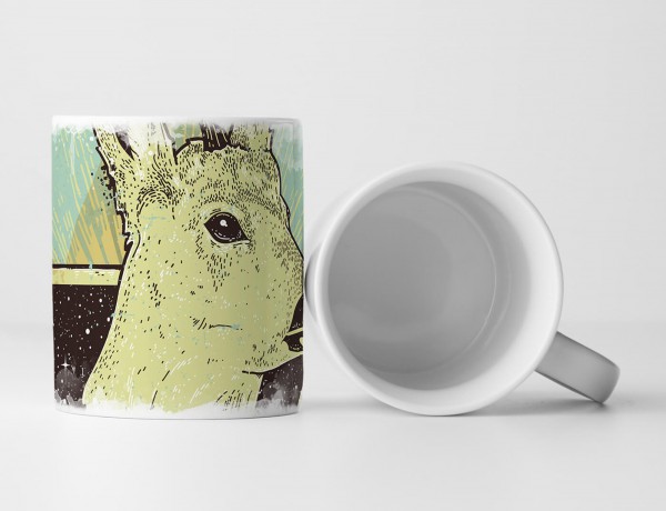 Paul Sinus Art EAU ZONE Motiv Spruch Tasse Geschenk