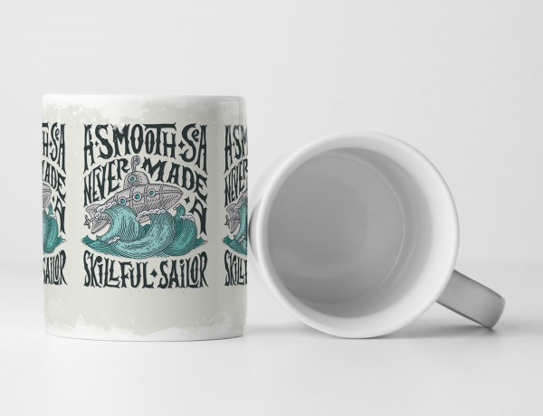 Paul Sinus Art EAU ZONE Motiv Spruch Tasse Geschenk