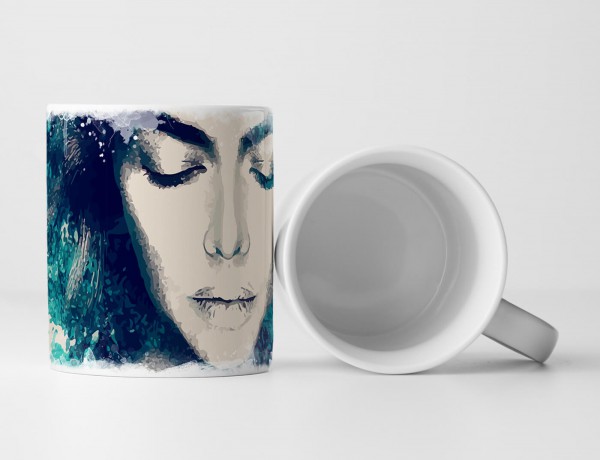 Paul Sinus Art EAU ZONE Motiv Spruch Tasse Geschenk