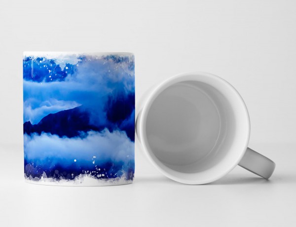 Paul Sinus Art Tasse Geschenk Landschaftsfotografie – Malerisches Himmel über Hawaii