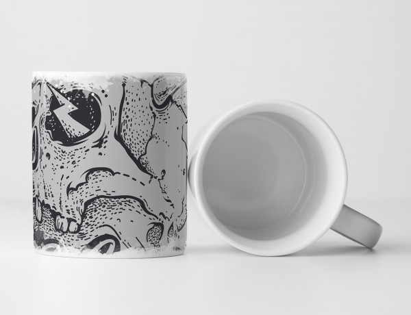 Paul Sinus Art EAU ZONE Motiv Spruch Tasse Geschenk