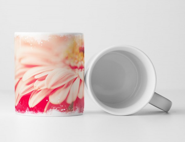 Paul Sinus Art Tasse Geschenk Naturfotografie – Zarte warme Pastellblüten