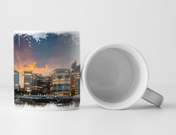 Paul Sinus Art Tasse Geschenk Urbane Fotografie – New London City Hall bei Sonnenaufgang