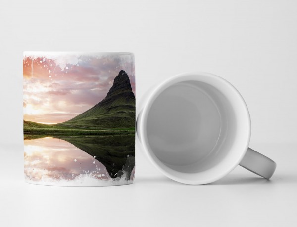 Paul Sinus Art Tasse Geschenk Landschaftsfotografie – Isländische Gebirgslandschaft