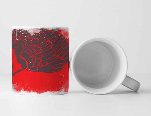 Paul Sinus Art EAU ZONE Motiv Spruch Tasse Geschenk