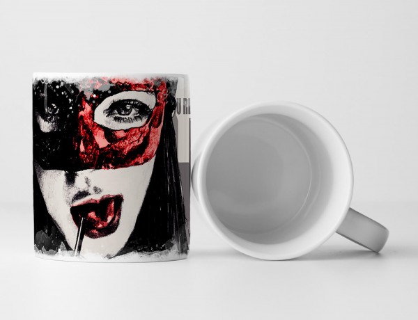 Paul Sinus Art EAU ZONE Motiv Spruch Tasse Geschenk