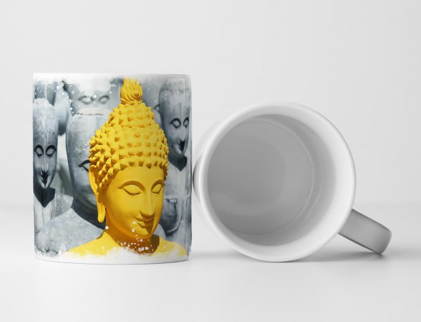 Paul Sinus Art Tasse Geschenk Künstlerische Fotografie – Buddha Statue