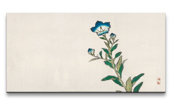 Paul Sinus Art Remaster 120x60cm Traditionelle japanische Kunst Zeitlos Beruhigend Harmonie Dekorativ Blume