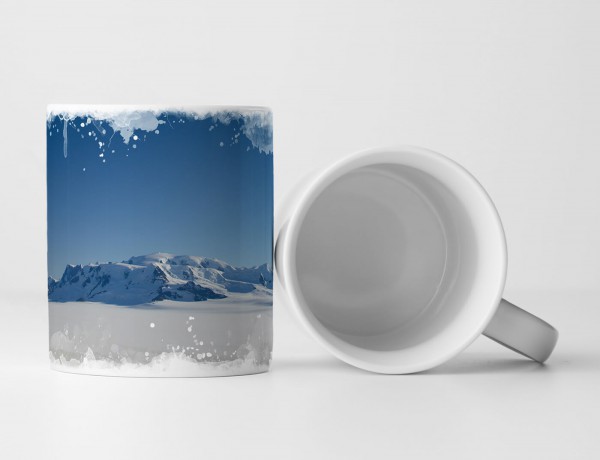 Paul Sinus Art Tasse Geschenk Landschaftsfotografie – Pantagonisches Eisfeld Argentinien Chile