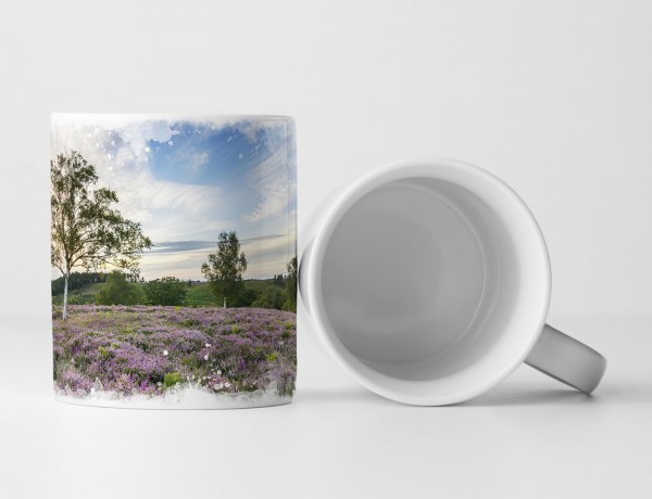 Paul Sinus Art Tasse Geschenk Landschaftsfotografie – Malerische Heidelandschaft