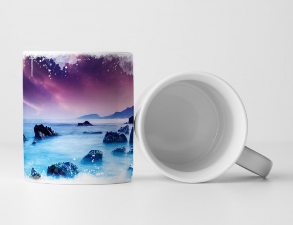 Paul Sinus Art Tasse Geschenk Landschaftsfotografie – Sonnenaufgang über der Krim Ukraine