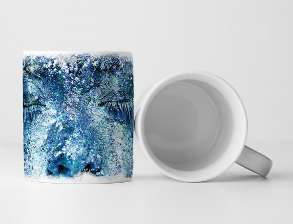 Paul Sinus Art Tasse Geschenk Künstlerische Fotografie – Bild einer Eiskönigin