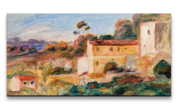 Paul Sinus Art Remaster 120x60cm Pierre-Auguste Renoir weltberühmtes Wandbild Impressionismus Sommer Landschaft