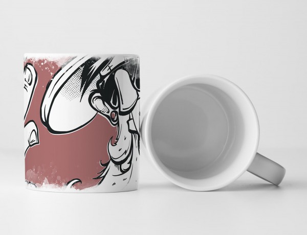 Paul Sinus Art EAU ZONE Motiv Spruch Tasse Geschenk