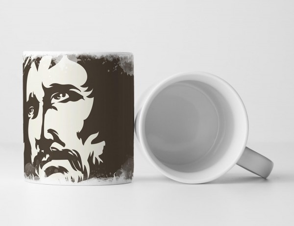 Paul Sinus Art EAU ZONE Motiv Spruch Tasse Geschenk