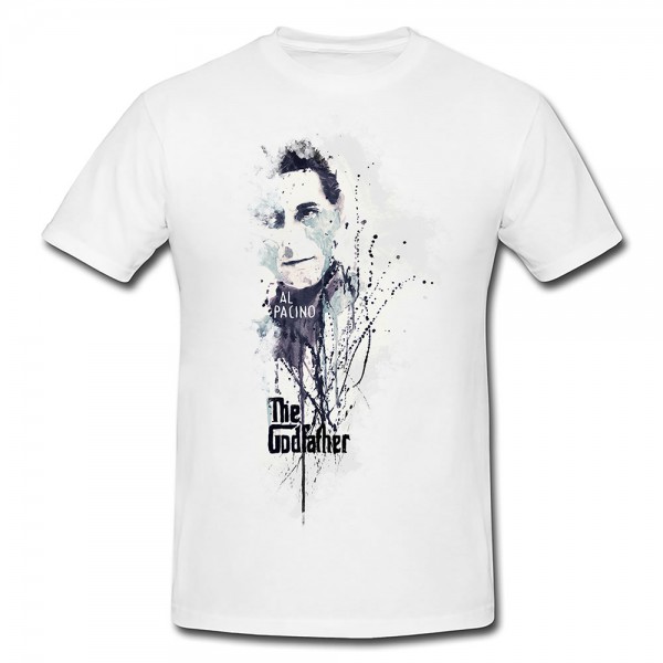 Paul Sinus Art The Godfather Al Pacino Premium Herren und Damen T-Shirt Motiv aus Paul Sinus Aquarell