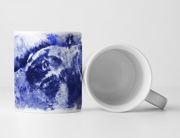 Paul Sinus Art Dobermann Tasse als Geschenk, Design Sinus Art