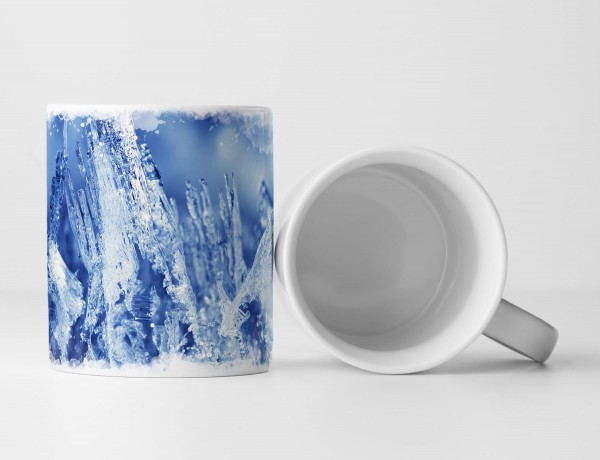 Paul Sinus Art Tasse Geschenk Künstlerische Fotografie – Blaue Eiszapfen