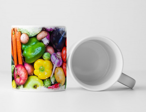 Paul Sinus Art Tasse Geschenk Food-Fotografie – Buntes Gemüse