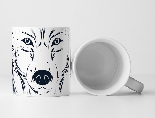 Paul Sinus Art EAU ZONE Motiv Spruch Tasse Geschenk