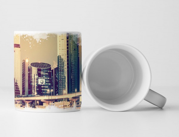 Paul Sinus Art Tasse Geschenk Urbane Fotografie – Großstadt bei Nacht