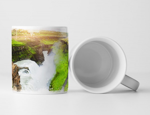 Paul Sinus Art Tasse Geschenk Island – Wasserfall