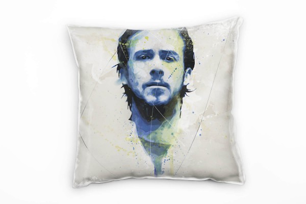 Paul Sinus Art Ryan Gosling I Deko Kissen Bezug 40x40cm für Couch Sofa Lounge Zierkissen