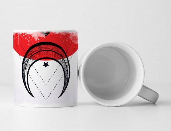 Paul Sinus Art EAU ZONE Motiv Spruch Tasse Geschenk