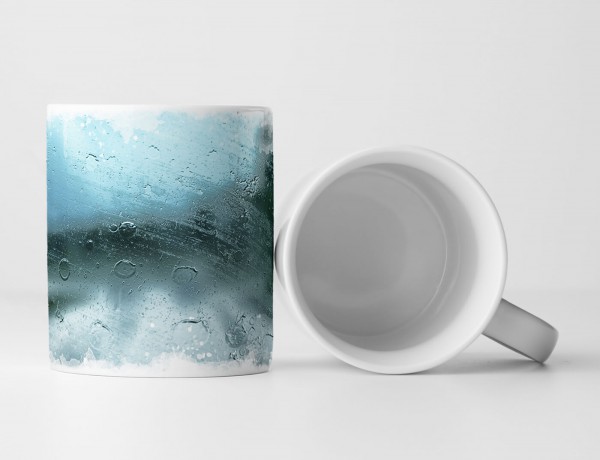 Paul Sinus Art Tasse Geschenk Künstlerische Fotografie – Regen auf der Autoscheibe