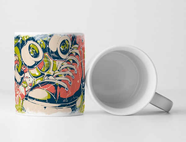 Paul Sinus Art EAU ZONE Motiv Spruch Tasse Geschenk