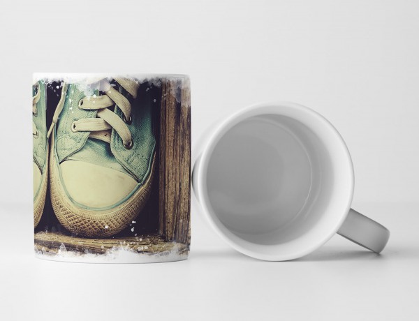 Paul Sinus Art Tasse Geschenk Künstlerische Fotografie – Chucks mit Retrofilter