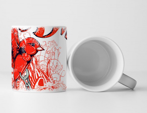 Paul Sinus Art EAU ZONE Motiv Spruch Tasse Geschenk